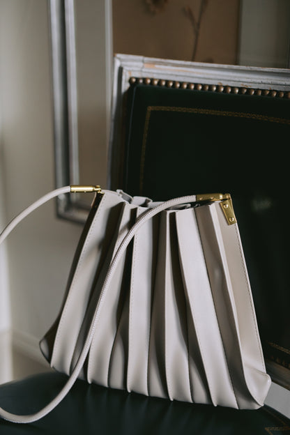 The Carrie Pleated Shoulder Bag